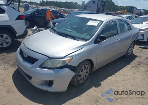 2010 Toyota Corolla Le z USA, uszkodzony, nr VIN 2T1BU4EE8AC507356